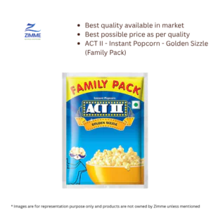 ACT II Instant Popcorn – Golden Sizzle – 112.5 g