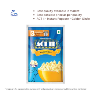 ACT II Instant Popcorn – Golden Sizzle – 35 g