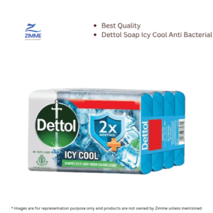 Dettol Soap – Icy Cool – Anti Bacterial (4 x 100 g)