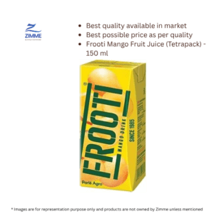 Frooti Mango Fruit Juice (Tetrapack) – 150 ml