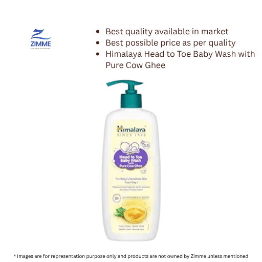 Himalaya Head to Toe Baby Wash with Pure Cow Ghee