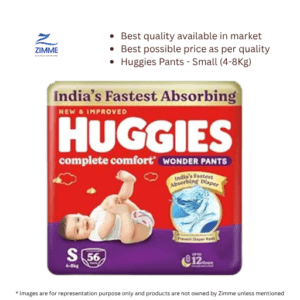 Huggies Comfort Wonder – Small (4-8Kg) – 56 Pieces