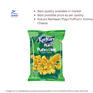 Kukure Namkeen Playz Puffcorn Yummy Cheese