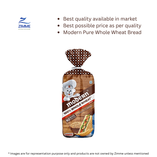 Modern Pure Whole Wheat Bread (No Maida) - 400 g