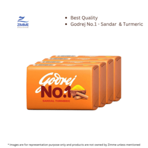 Godrej N0.1 Soap – Sandar & Turmeric (4 x 150 g)