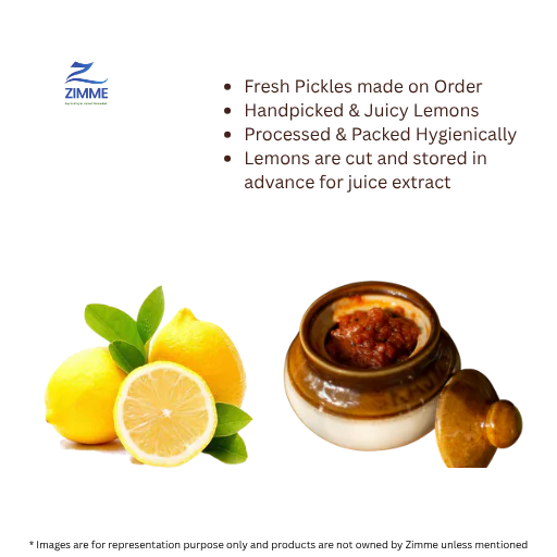 Lemon Pickle / Nimbu Achar (Home Made) - Free Sample