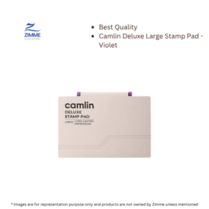 Camlin Deluxe Large Stamp Pad – Violet
