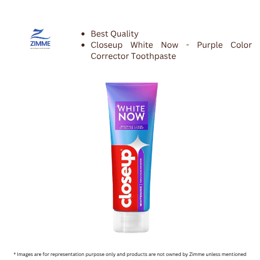 Closeup White Now - Purple Color Corrector Toothpaste