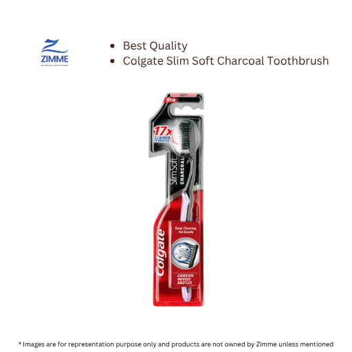 Colgate Slim Soft Charcoal Toothbrush