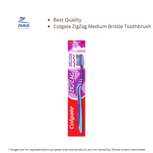 Colgate ZigZag Medium Bristle Toothbrush