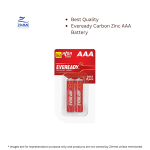 Eveready Carbon Zinc AAA Battery – Pack of 2