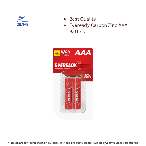 Eveready Carbon Zinc AAA Battery - Pack of 2
