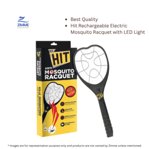 Hit Rechargeable Electric Mosquito Racquet with LED Light