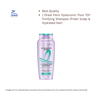 L’Oreal Paris Hyaluronic Pure 72H Purifying Shampoo (Fresh Scalp & Hydrated Hair)