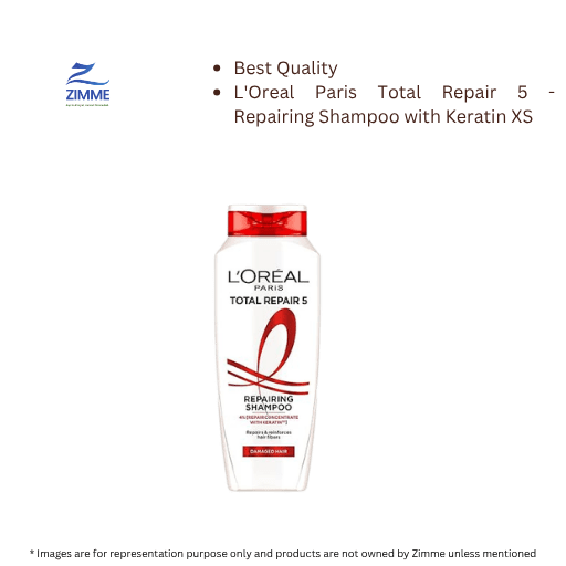 L'Oreal Paris Total Repair 5 - Repairing Shampoo with Keratin XS