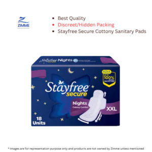 Stayfree Secure Nights Sanitary Pads – XXL – 18 Pc