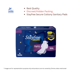 Stayfree Secure Nights Sanitary Pads – XXL – 6 Pc