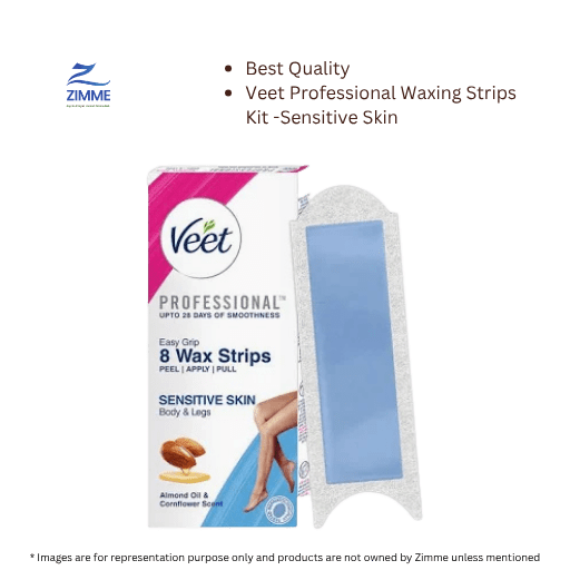 Veet Professional Waxing Strips Kit -Sensitive Skin