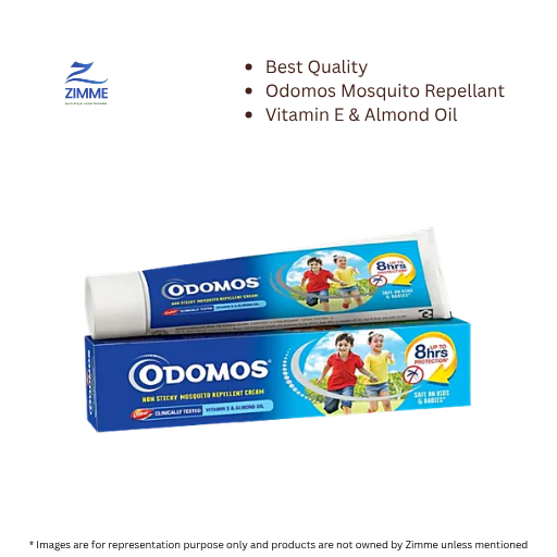 Odomos Mosquito Repellant (Vitamin E & Almond Oil) - 50 g