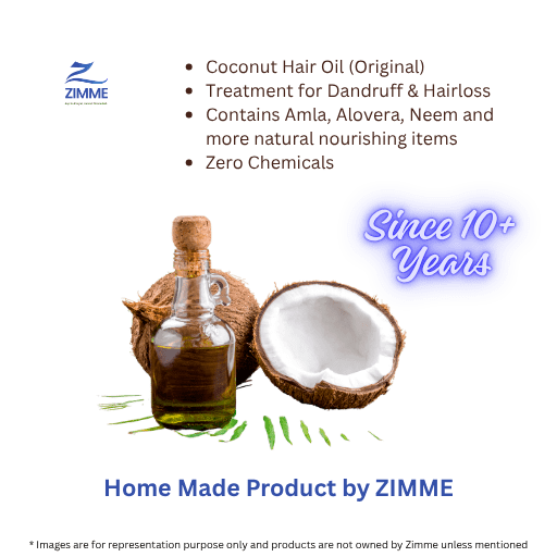 ZIMME - Pure Coconut Hair Oil