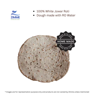 100% White Jowar Roti – 2 Pc