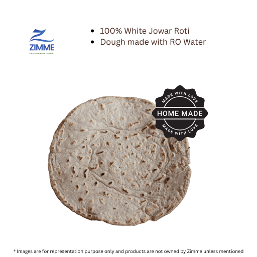 100% White Jowar Roti - 2 Pc