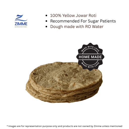 100% Yellow Jowar Roti - 2 Pc