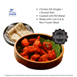 Chicken 65 + Rumali Roti (Home Made)