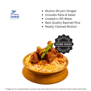 Hyderabadi Mutton Dum Biryani (Meat Rich)