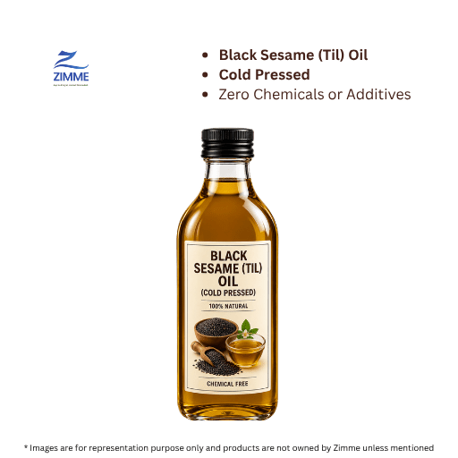 Black Sesame Oil - Til (Cold Pressed)