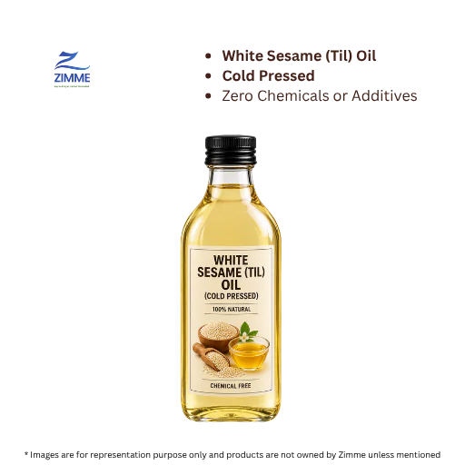 White Sesame Oil - Til (Cold Pressed)