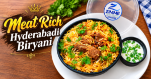 Read more about the article Meat Rich Hyderabadi Mutton Dum Biryani