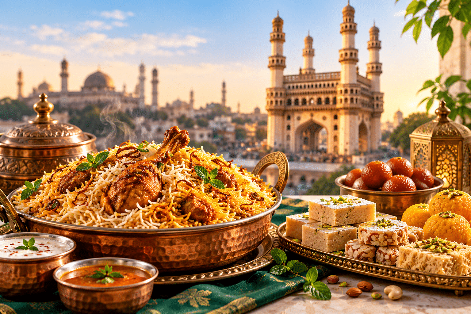 Indian food and local delicacies